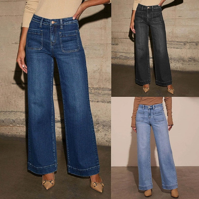Women High-waisted jeans