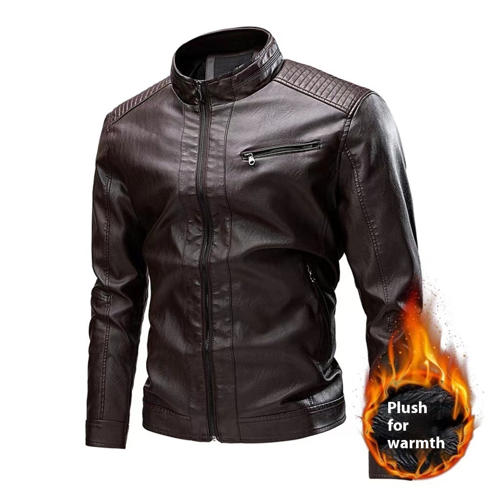 Men's Retro Motorcycle Leather Jacket