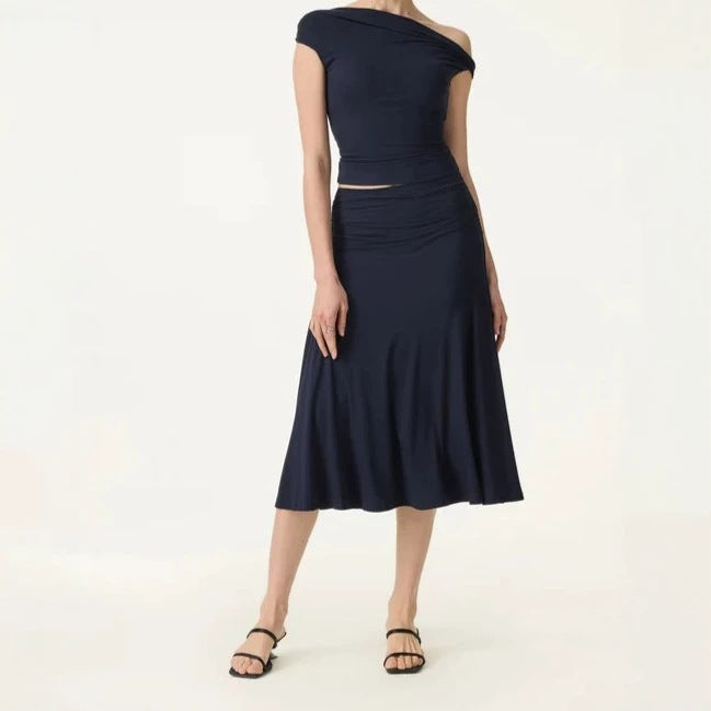 Off-Shoulder Slim Fit Dress Set