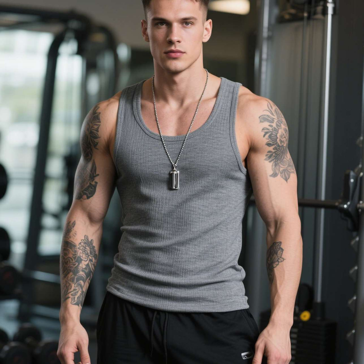 Cotton Tank Top Men