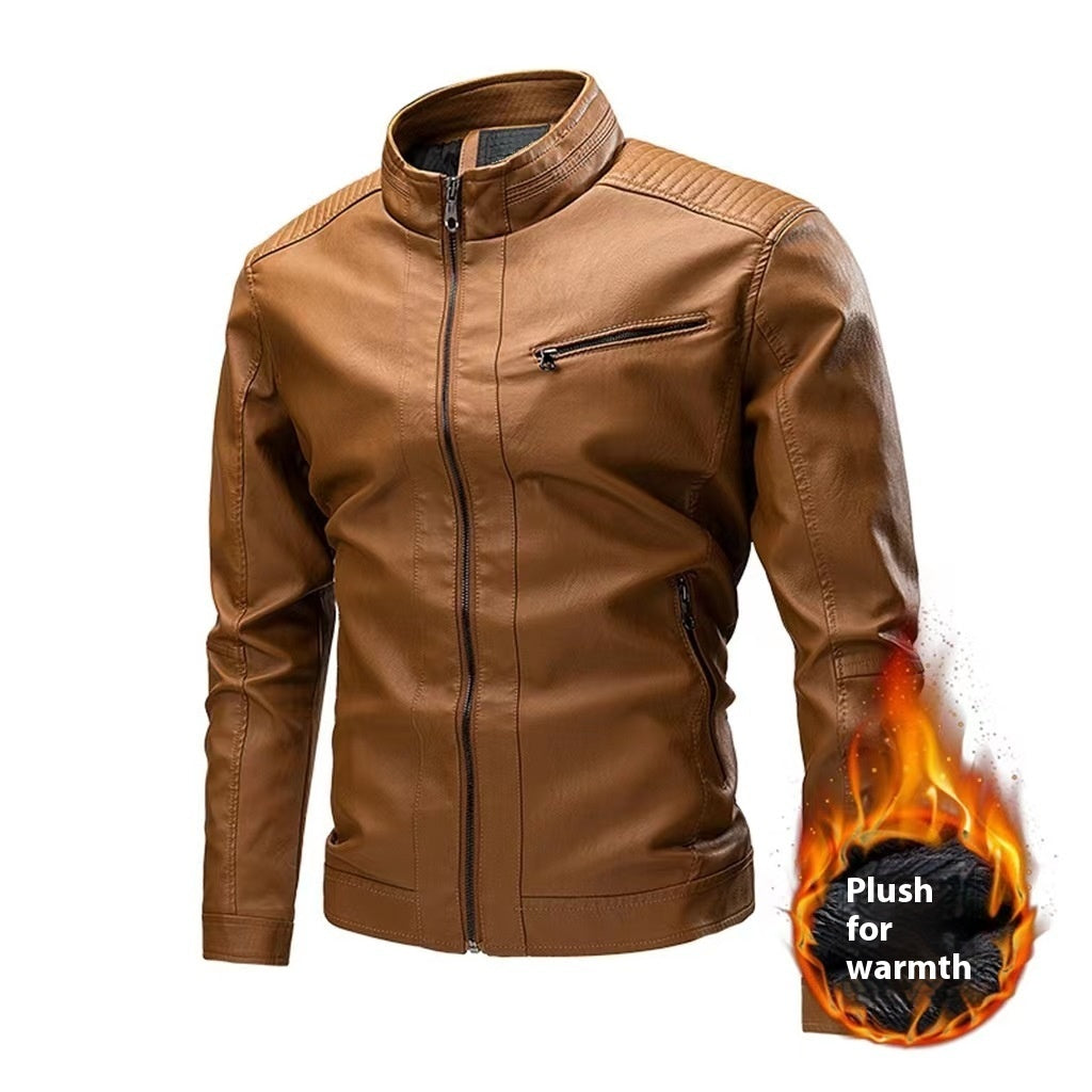 Men's Retro Motorcycle Leather Jacket