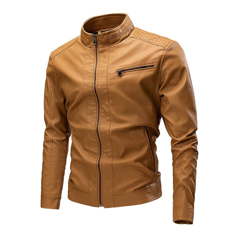 Men's Retro Motorcycle Leather Jacket