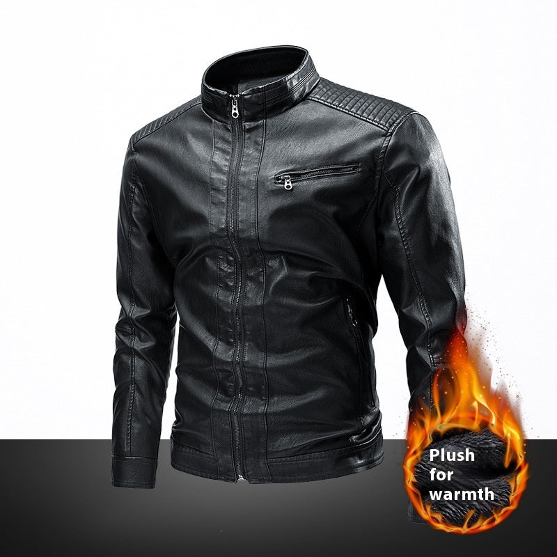 Men's Retro Motorcycle Leather Jacket