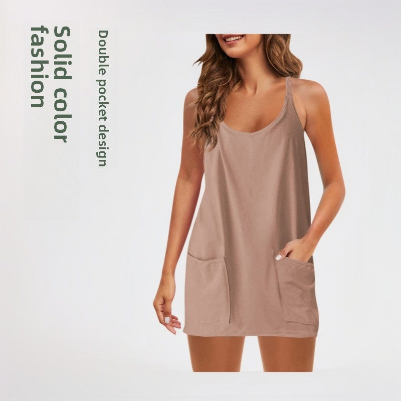 Knit Dress with Pockets