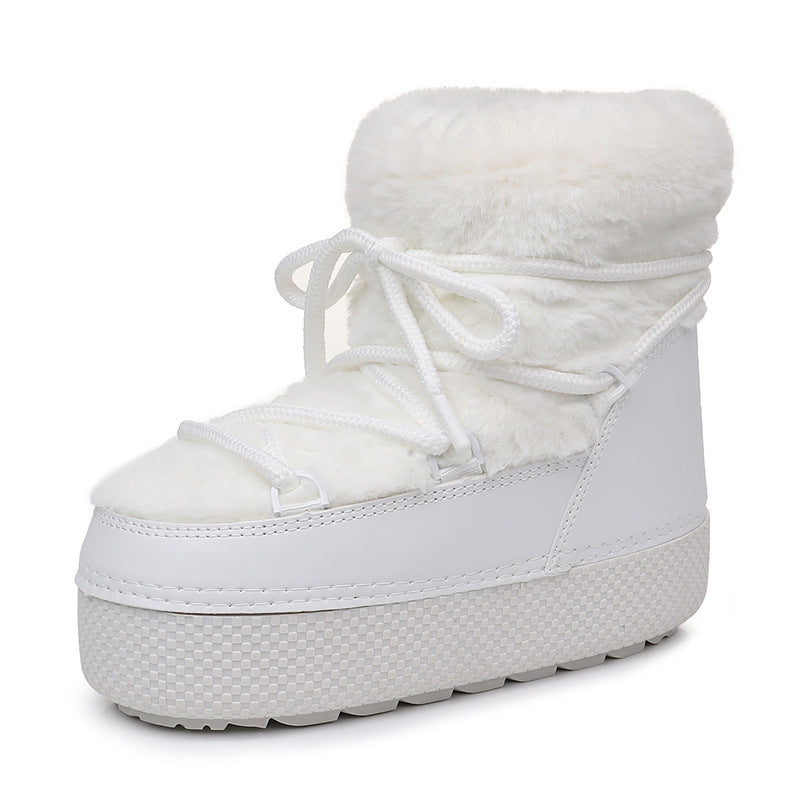 Women Winter Snow Boots Short Plush Warm Waterproof Platform Boots