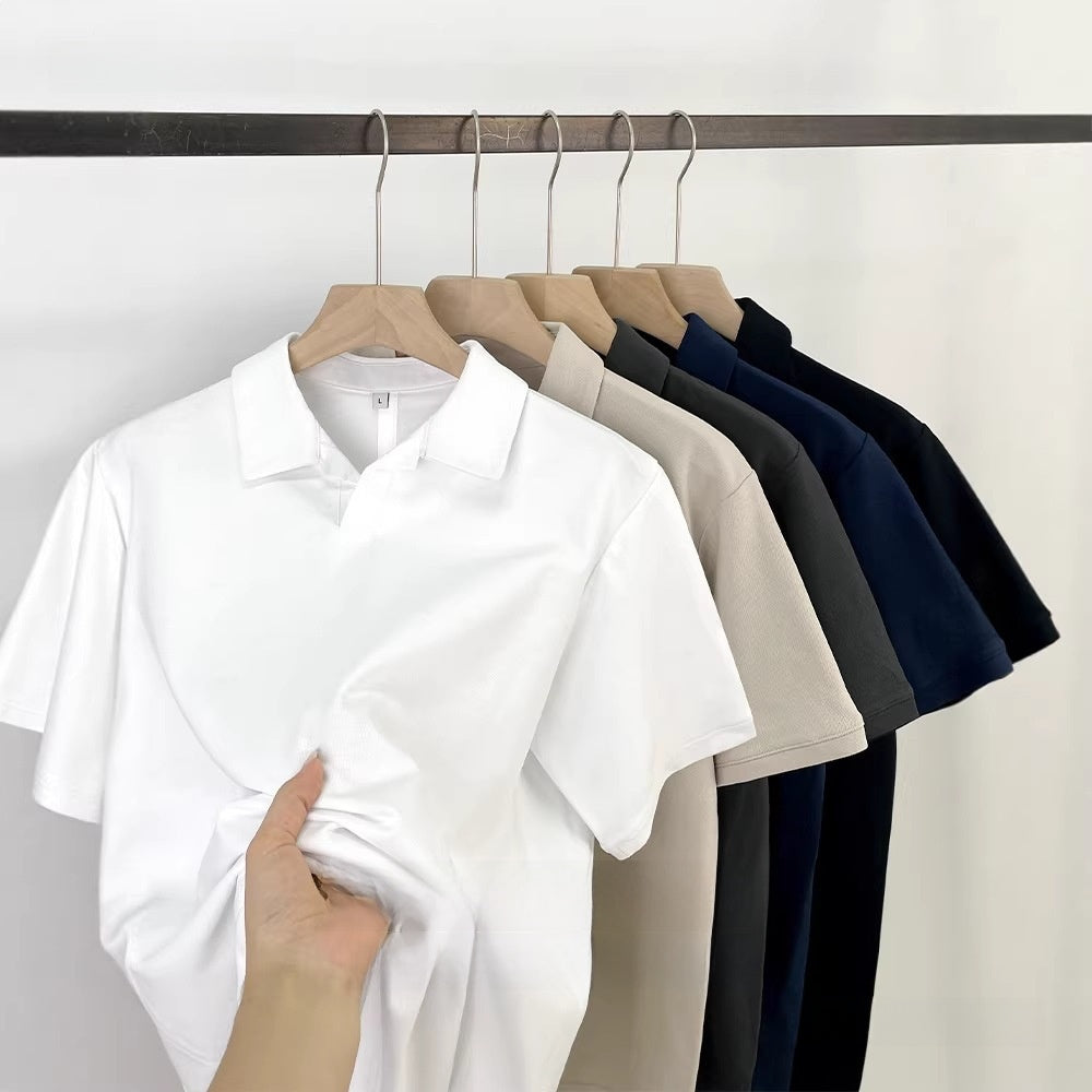 Men's Cotton Short Sleeve Polo Shirt