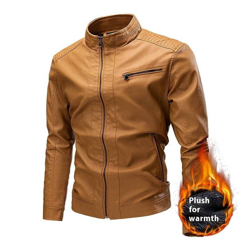 Men's Retro Motorcycle Leather Jacket