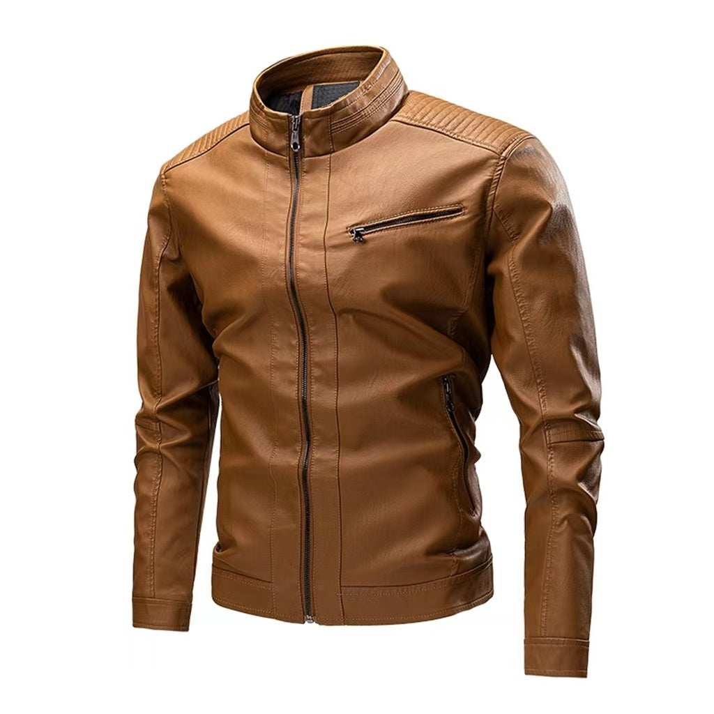 Men's Retro Motorcycle Leather Jacket