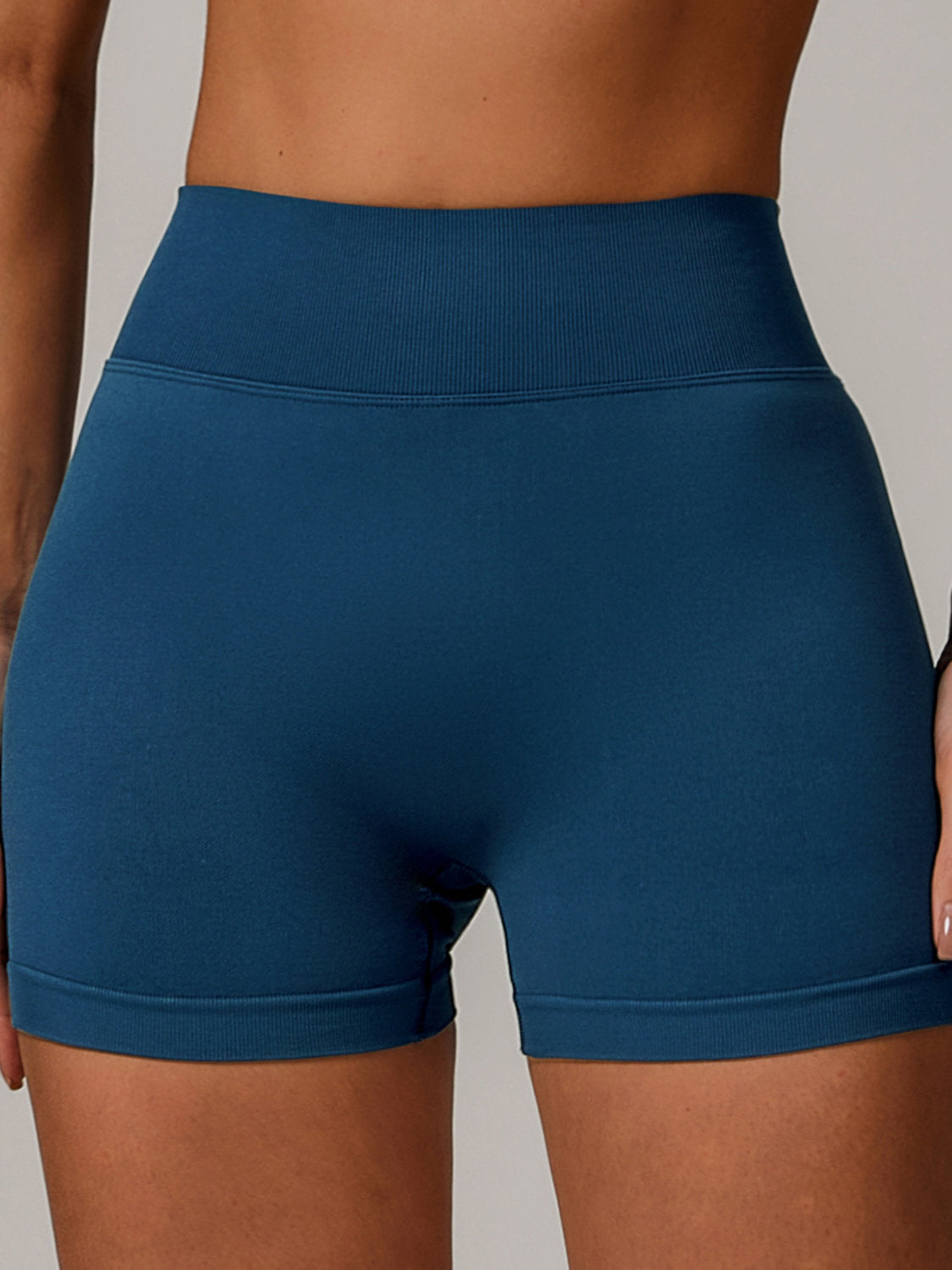 Seamless High-Waisted Yoga Shorts for Women