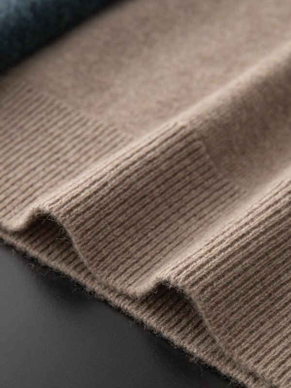 Mens Turtleneck Knit Sweater