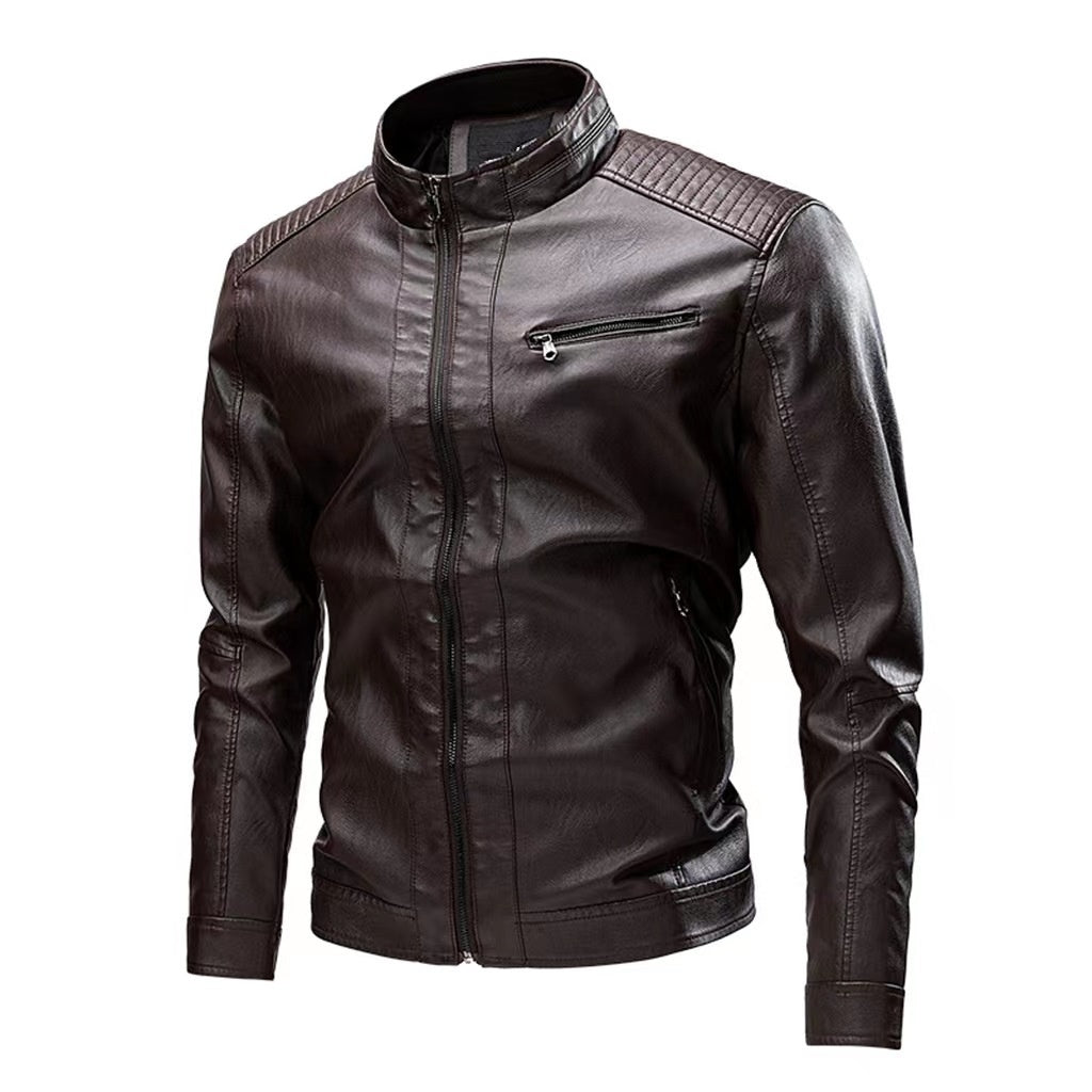 Men's Retro Motorcycle Leather Jacket