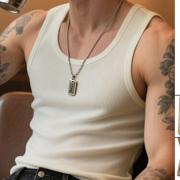 Cotton Tank Top Men
