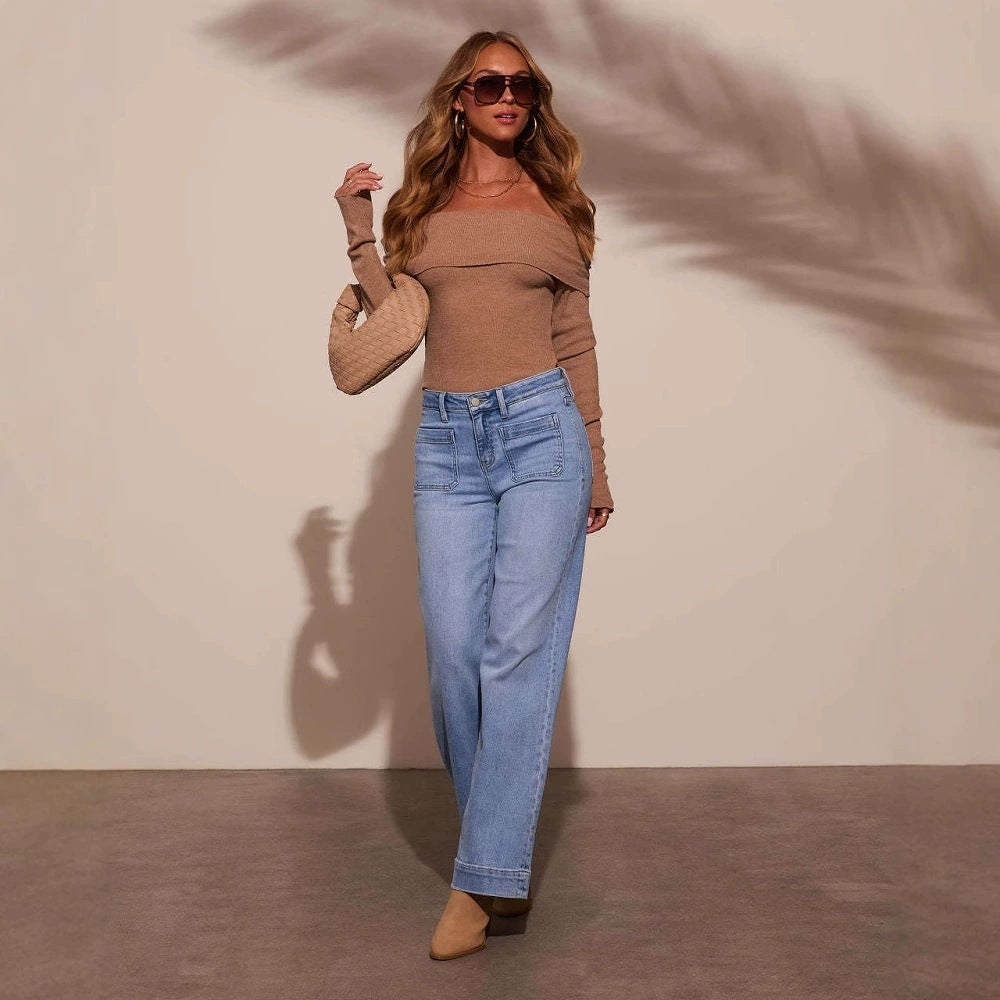 Women High-waisted jeans
